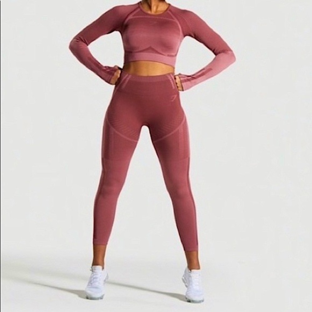 Gymshark geo seamless set